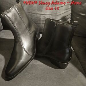 Stacy Adams Classic Black Ankle Boots